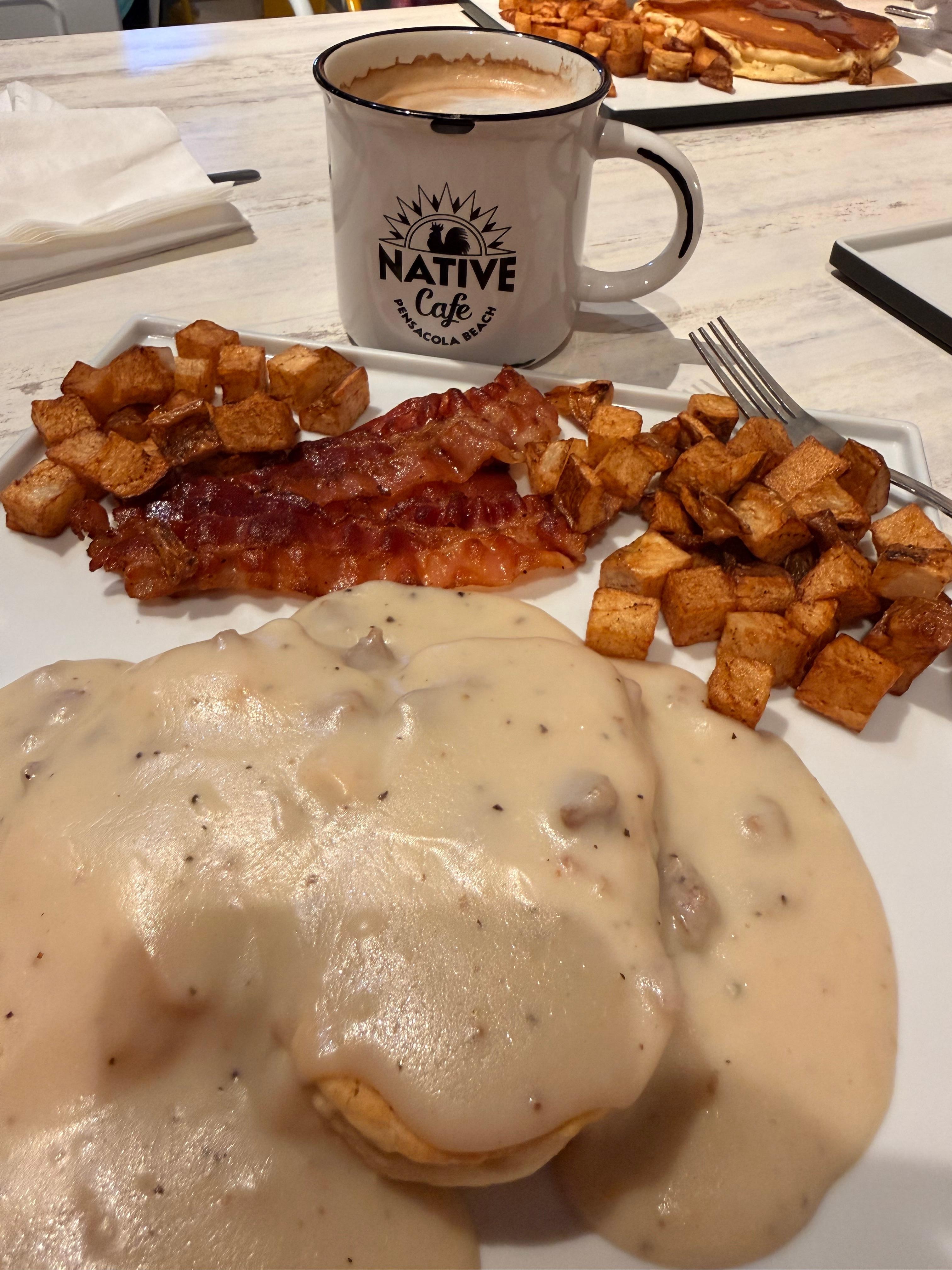 Amazing breakfast at Native Cafe, within walking distance of the condo.