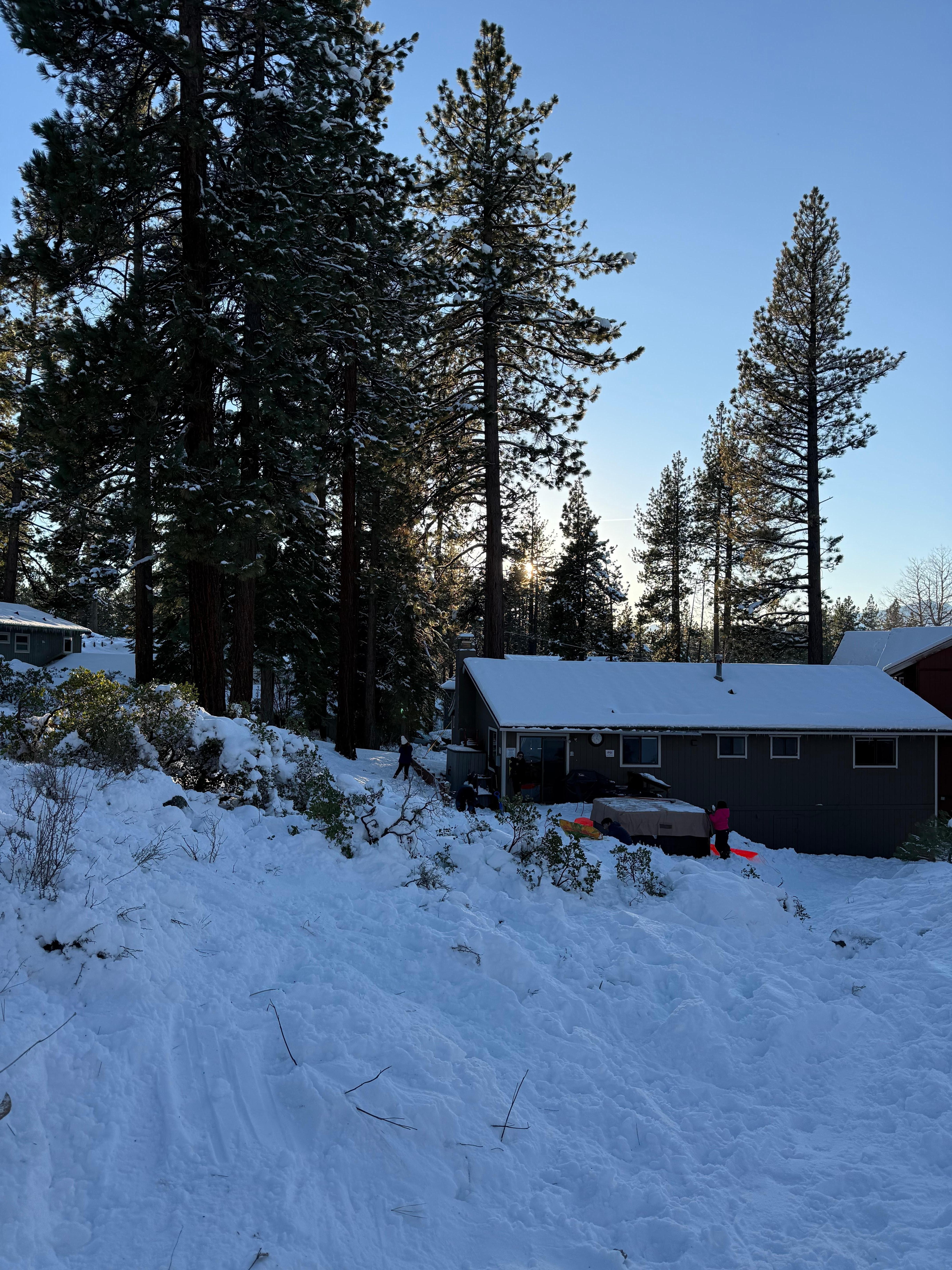 House from the back yard. We enjoyed the jacuzzi 