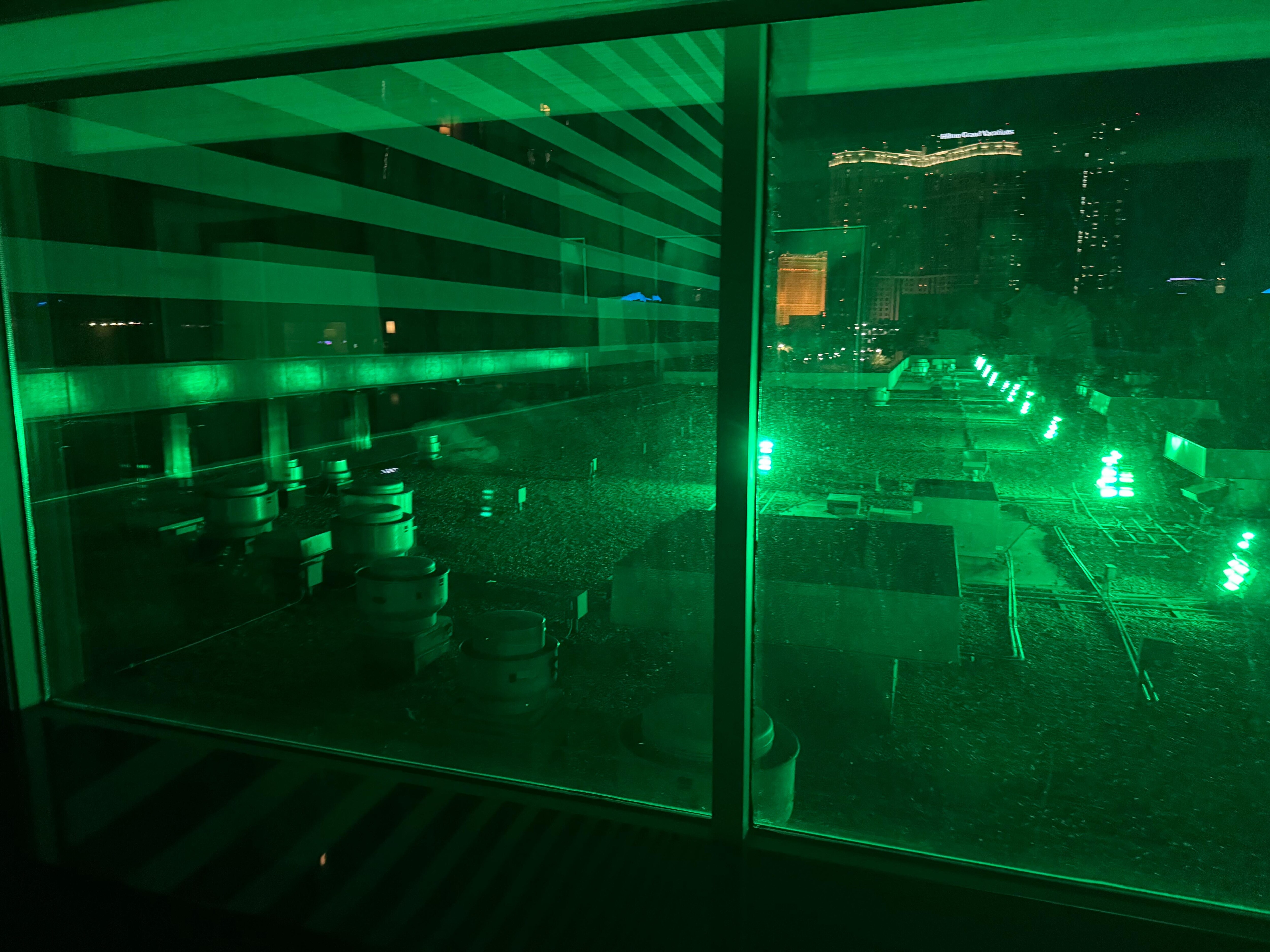View from the room. "Upgrade"! TERRIBLE