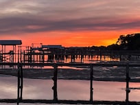 Sunset on the dock