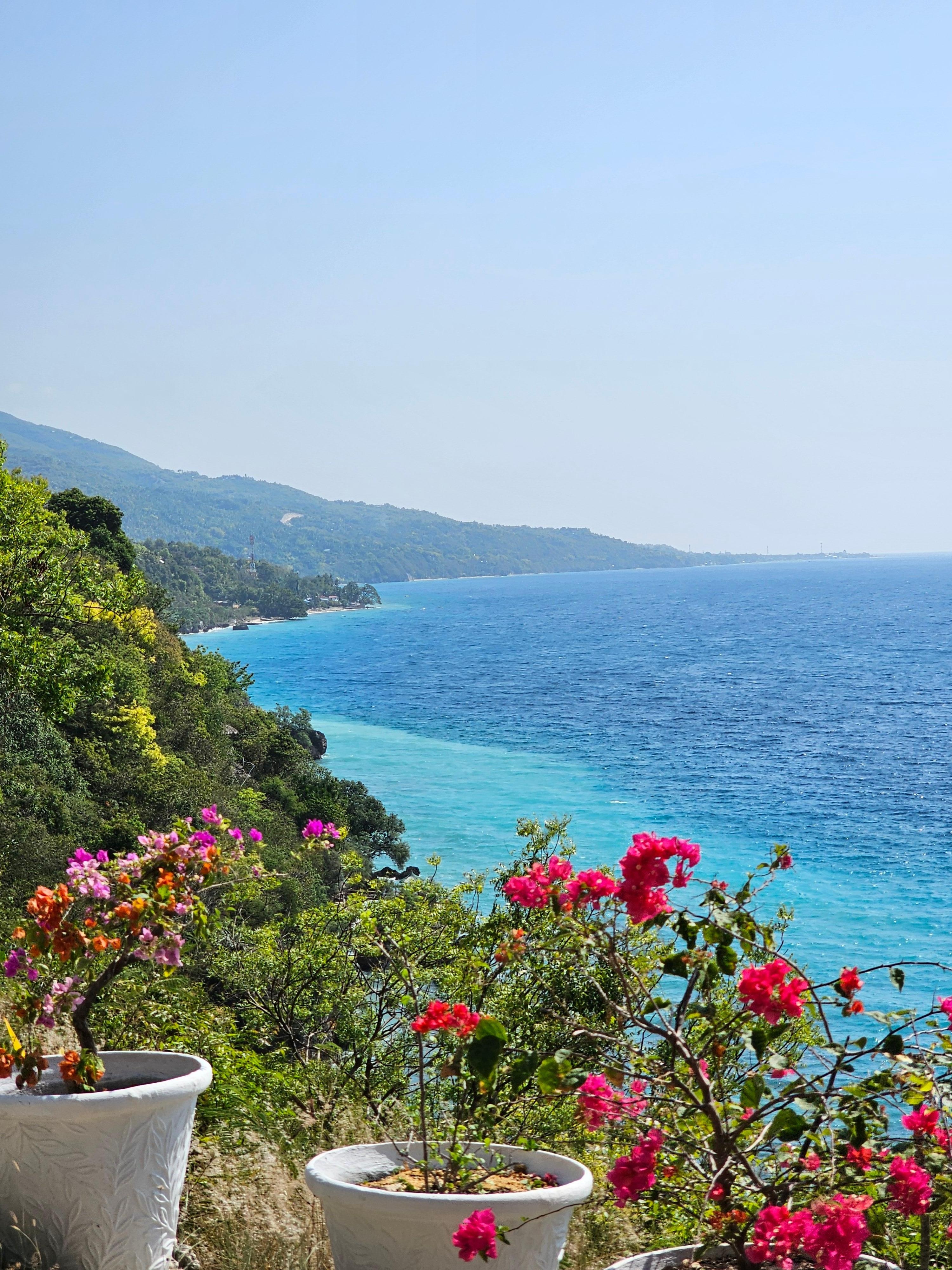 View from restaurant 1 minutes walk across and down the road.