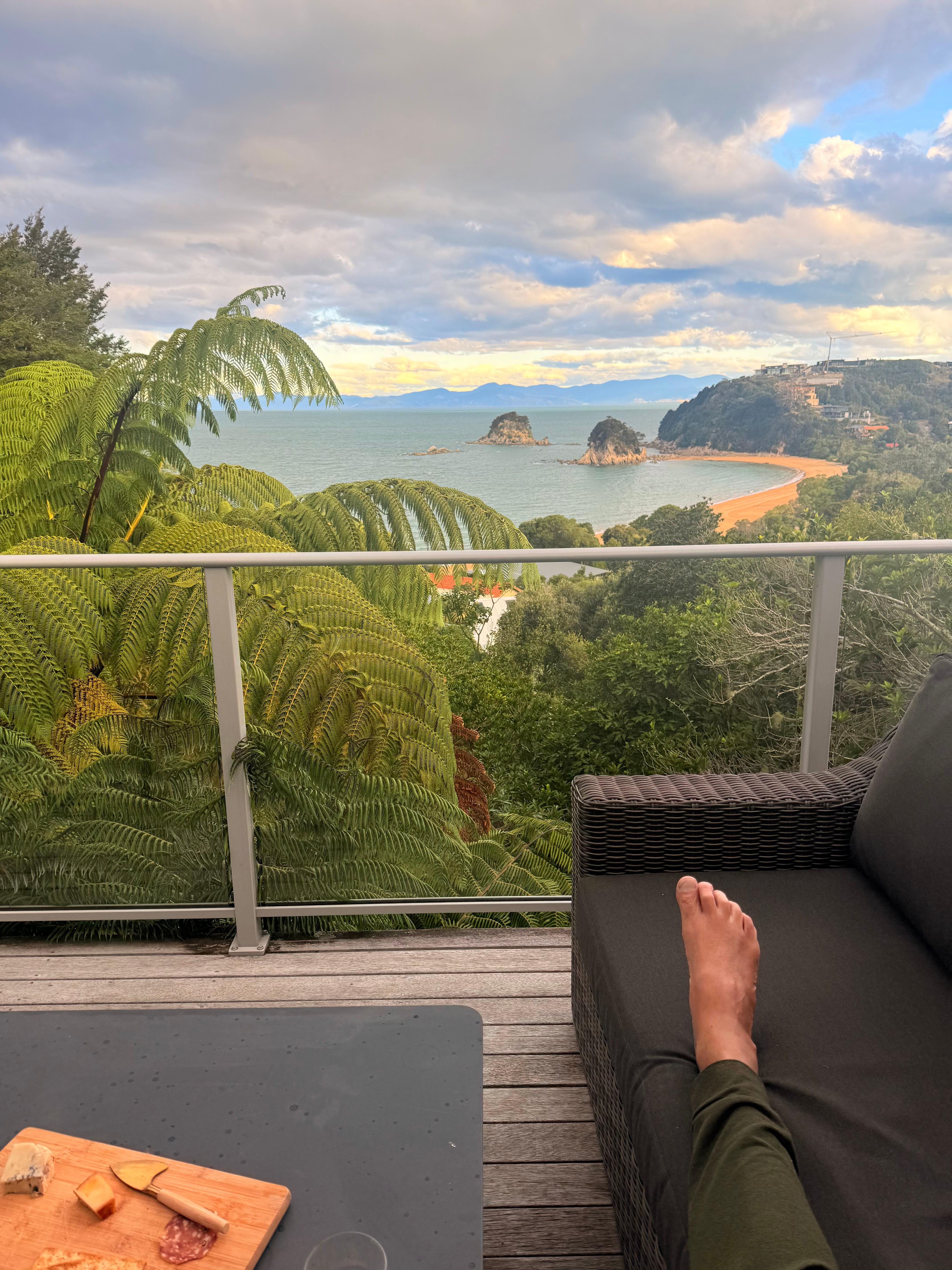 Another evening view from deck