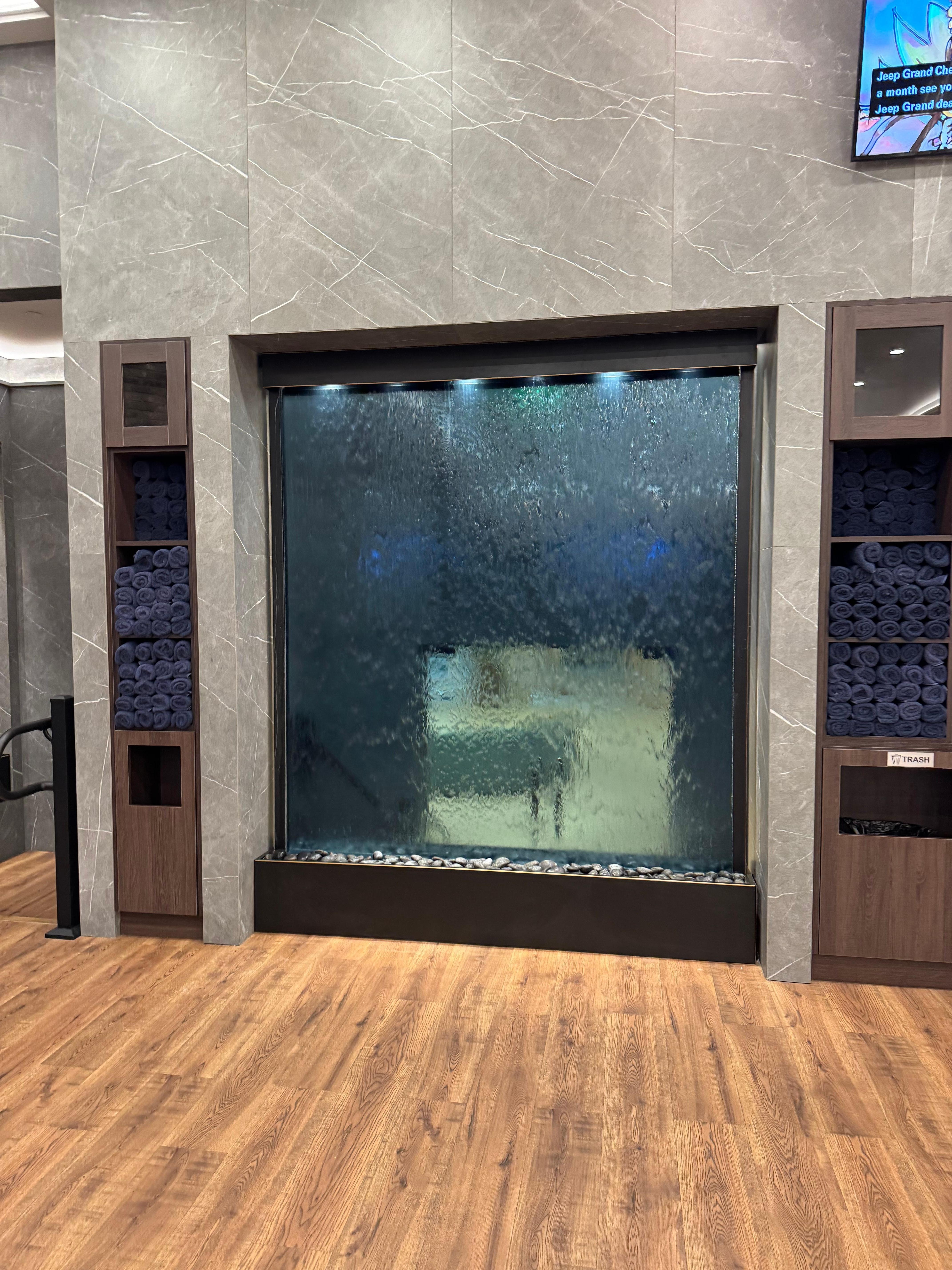 Entrance to new workout room