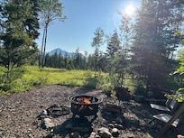 Great view from the front of the tent