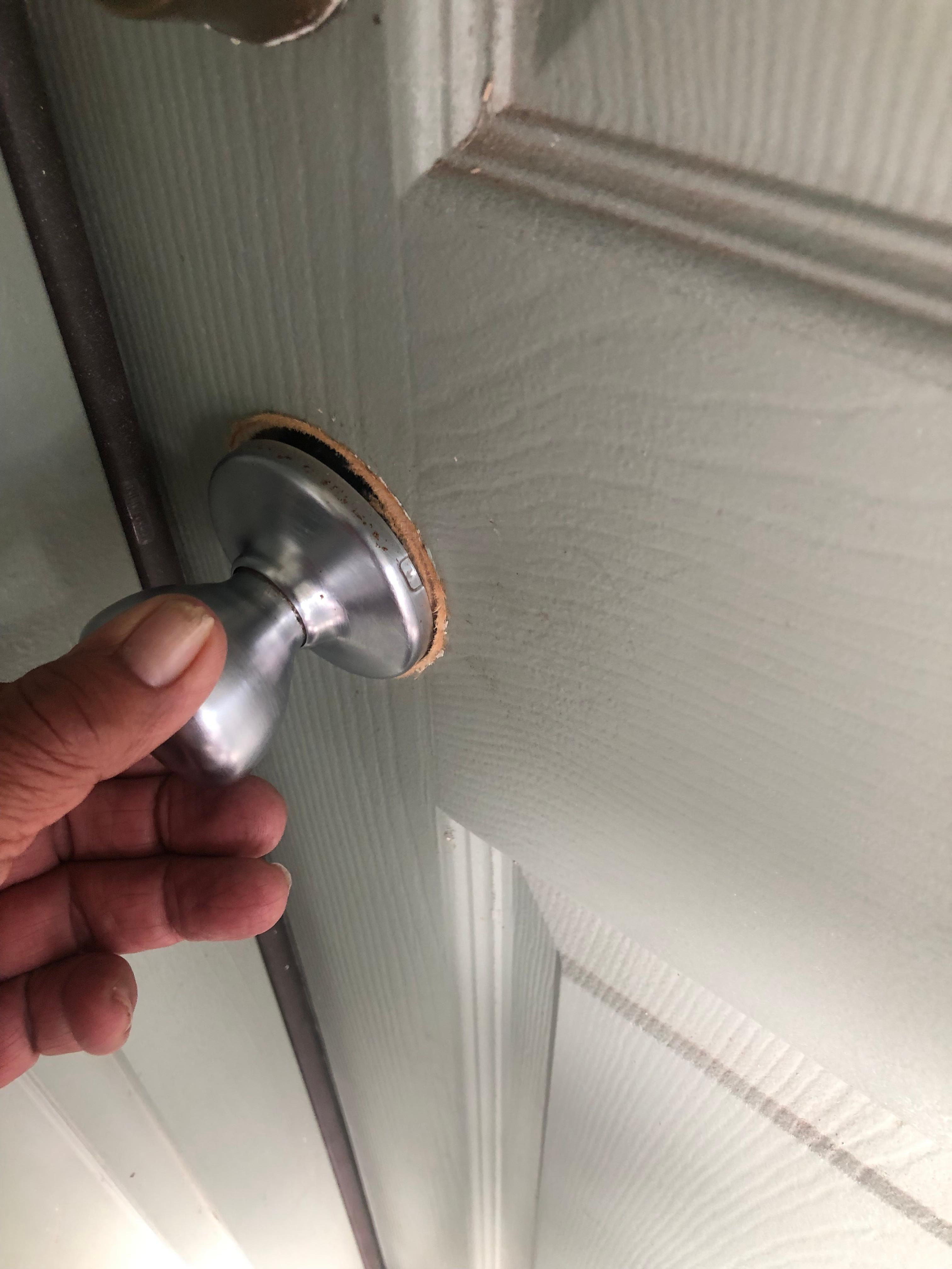 King bedroom door downstairs