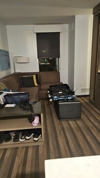 Living area was a nice addition. Has a Chromecast TV! Just change input to HDMI.
