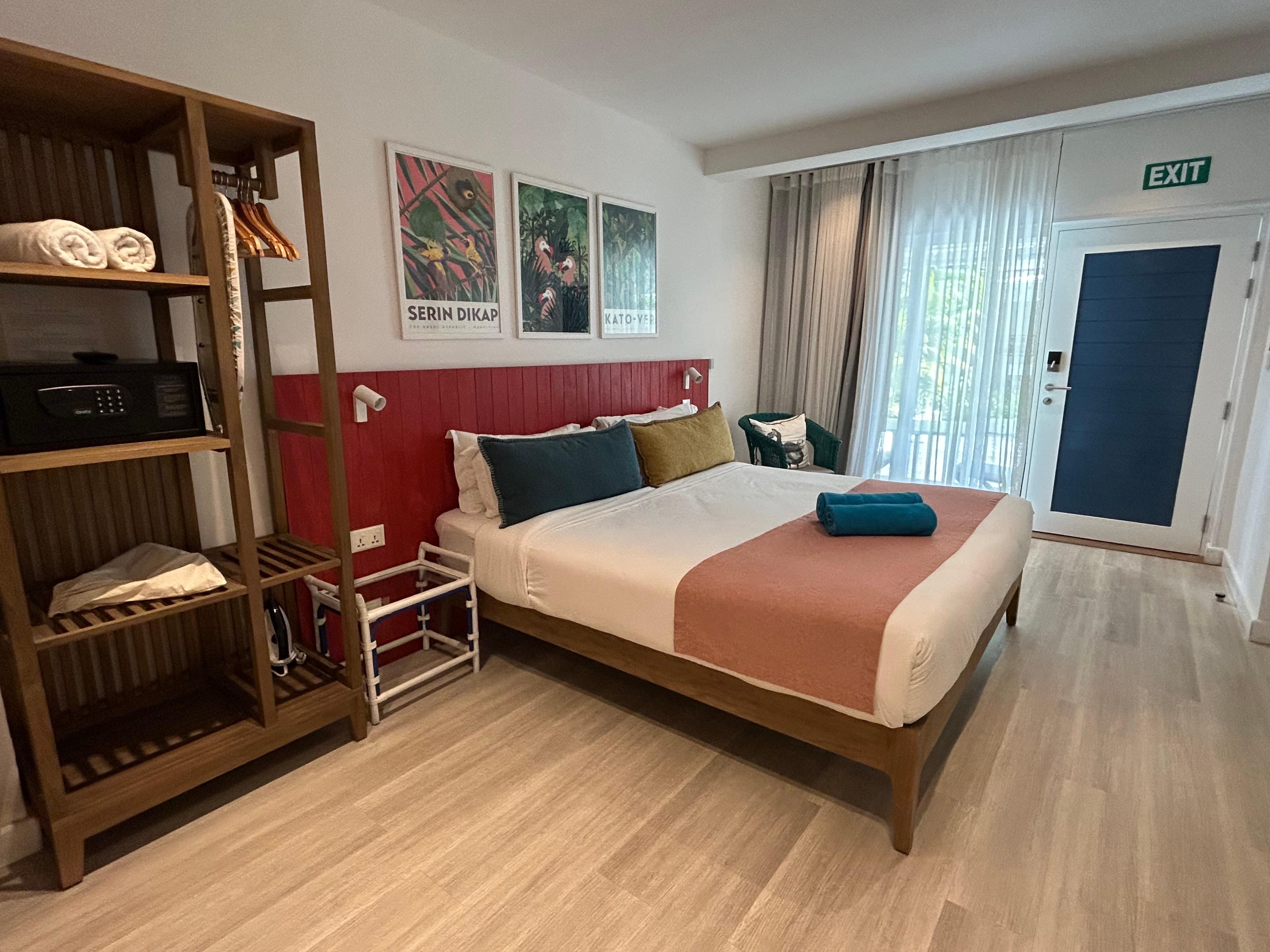 部屋は広くて清潔