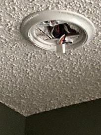 Missing smoke detector, four additional smoke detectors not functioning