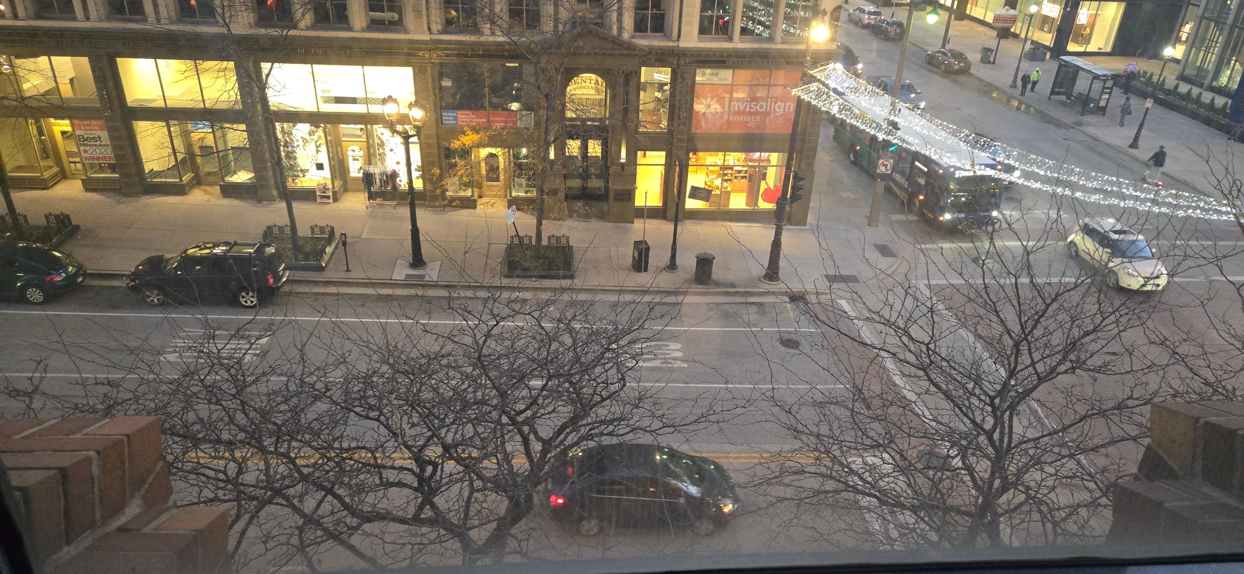 View from 4th floor window