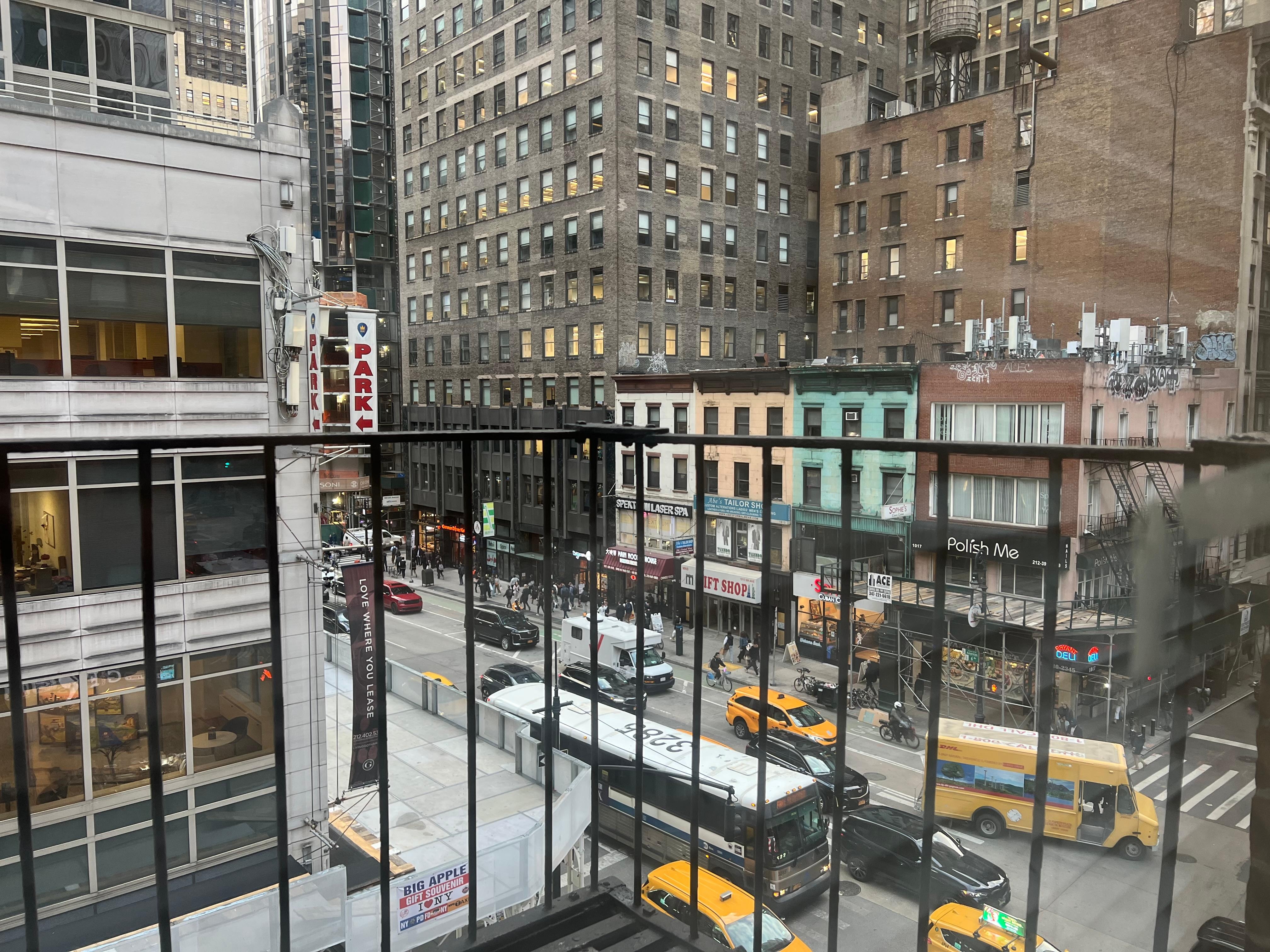 View from room window