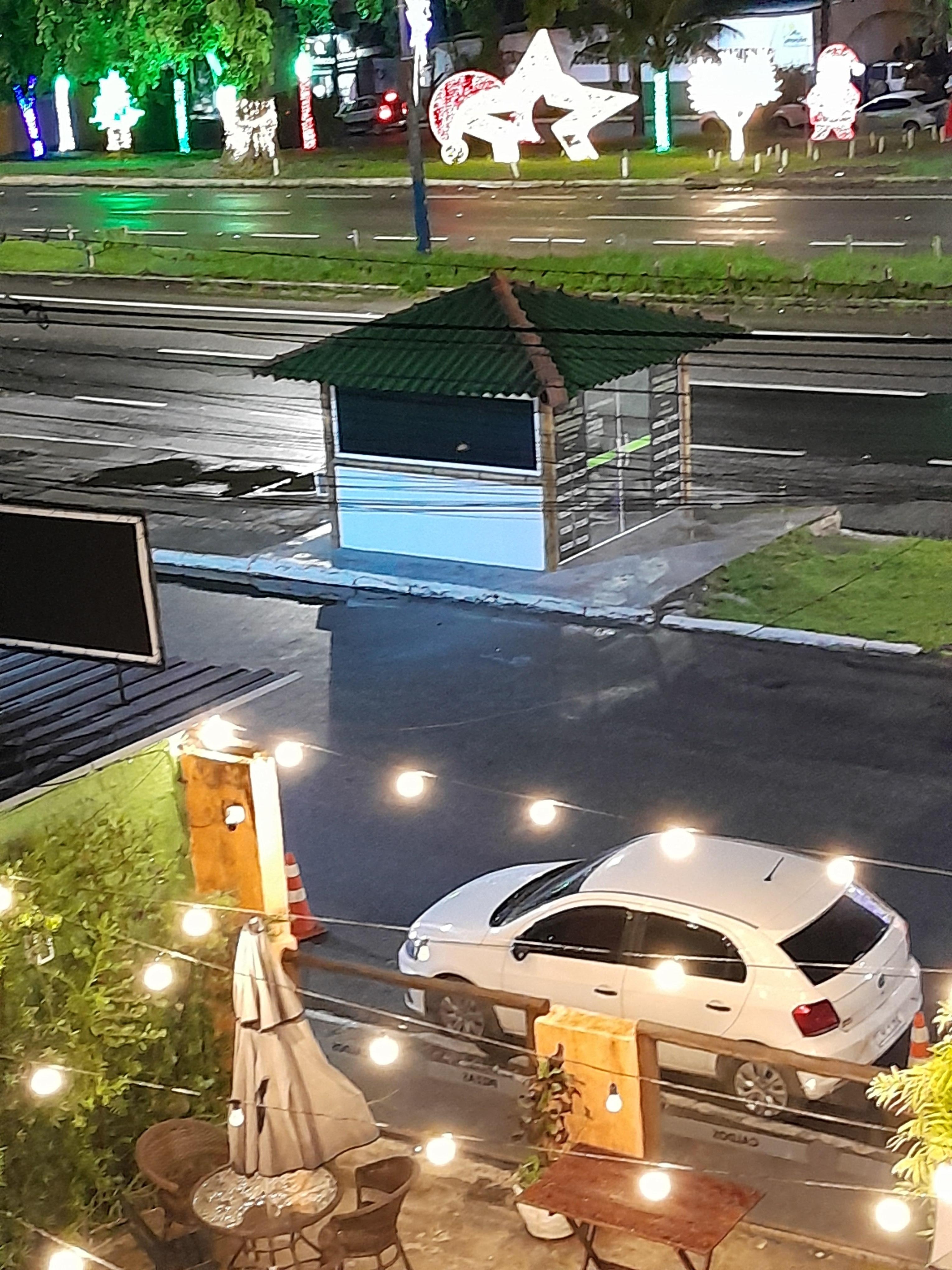 Vista da janela do quarto. 