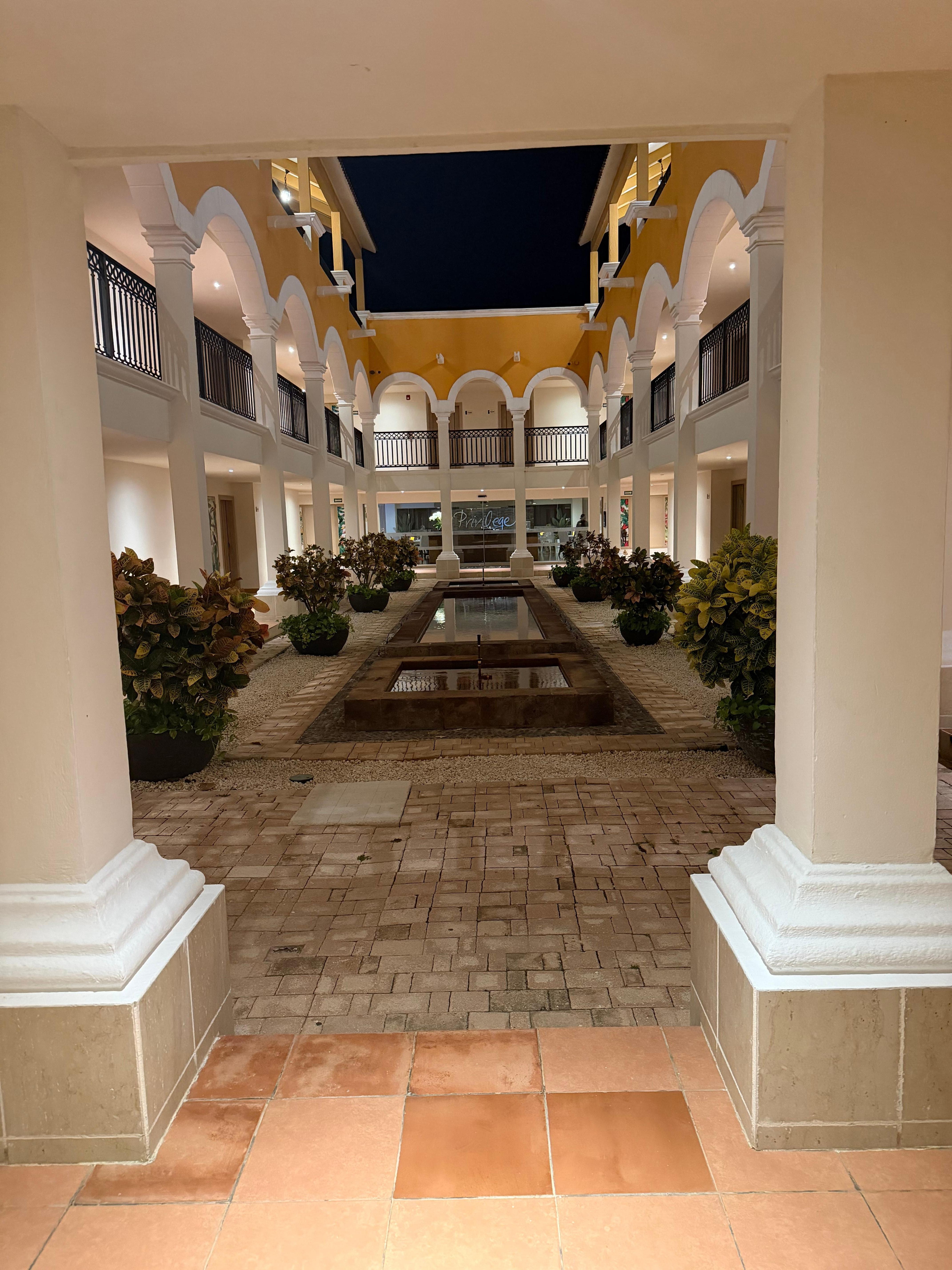 One of the court yards 