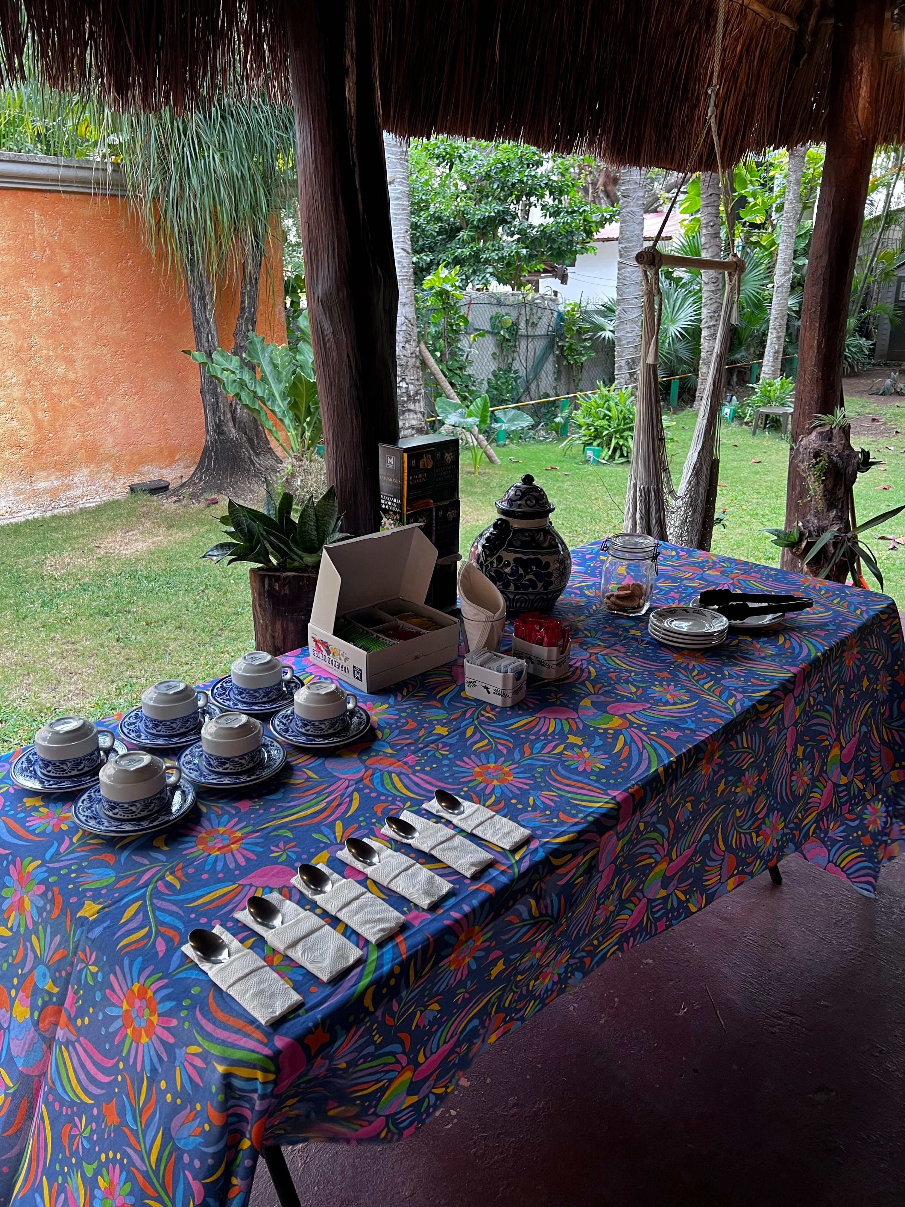 Coffee in morning with cookies