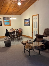 So much space! We loved the open kitchen area