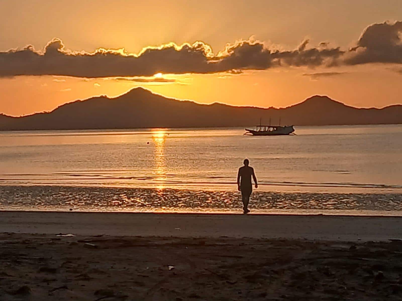 Beautiful sunrise view. 