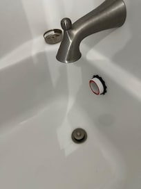 Incomplete Tub Drain