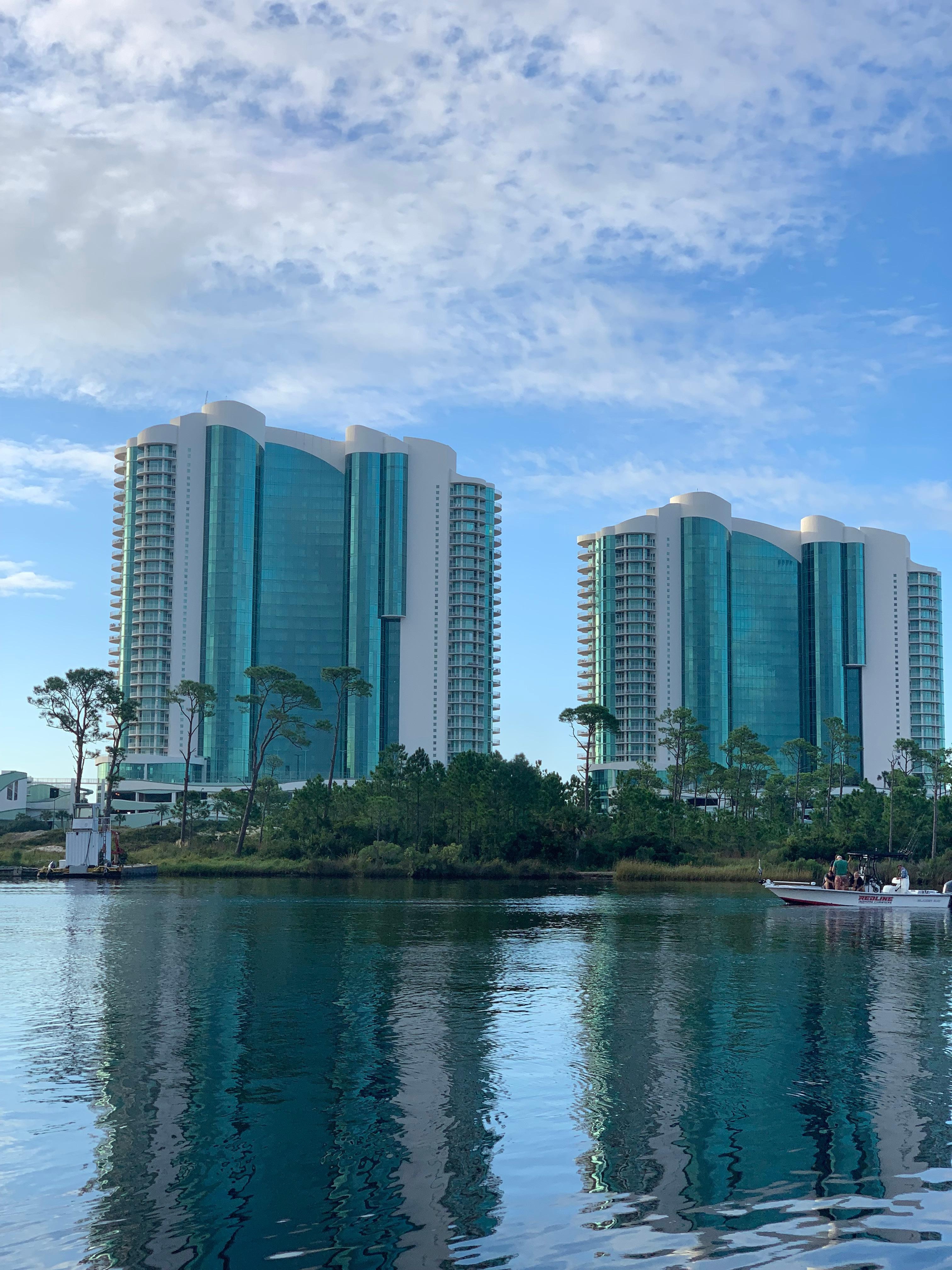 A shot from the fishing boat we chartered through Captain Will with Romar Marina. 