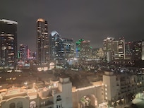 Night view from our balcony