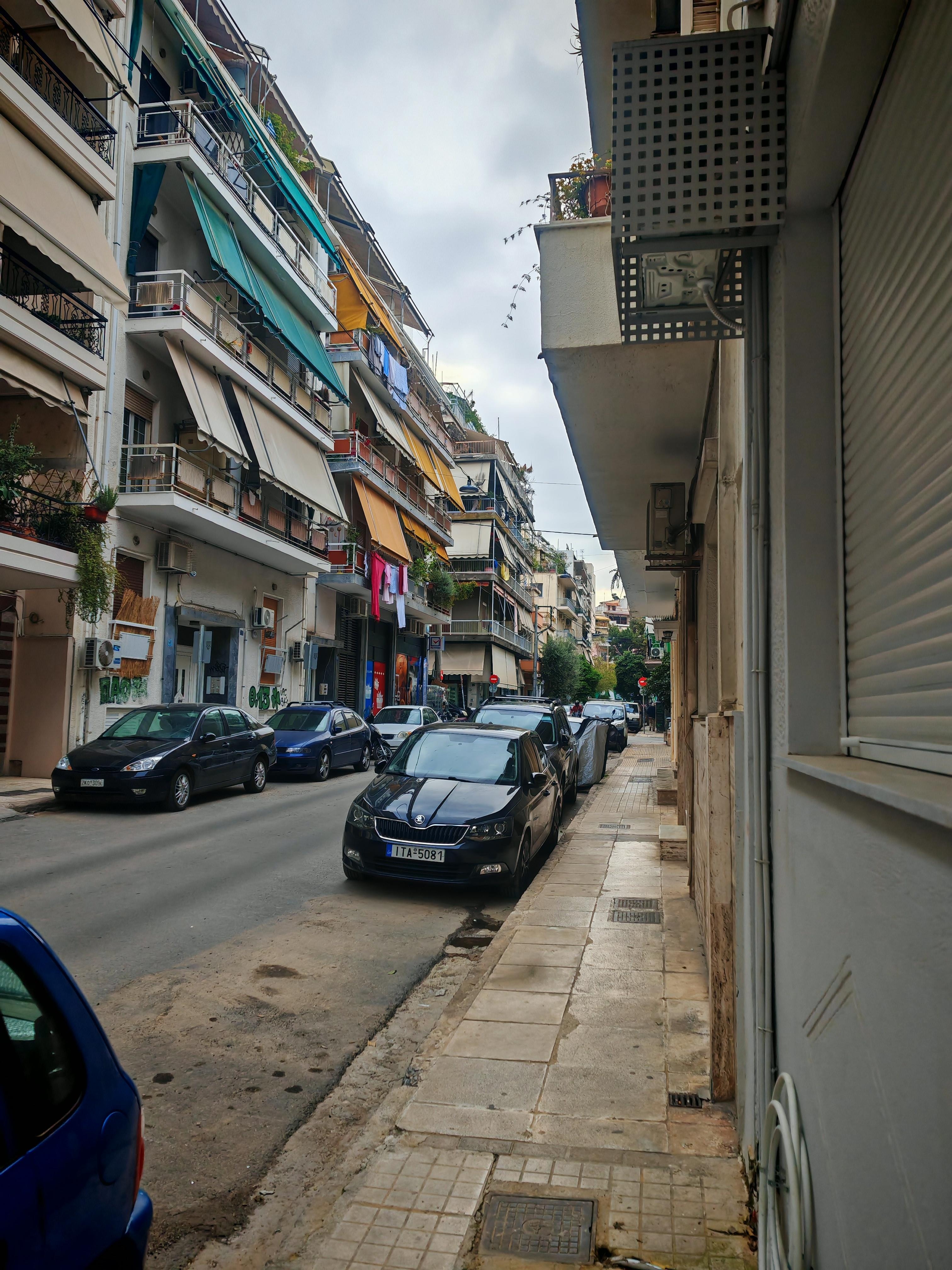 From the entrance to the mini market and bakery in the corner. plenty of options for cooking if up to it.