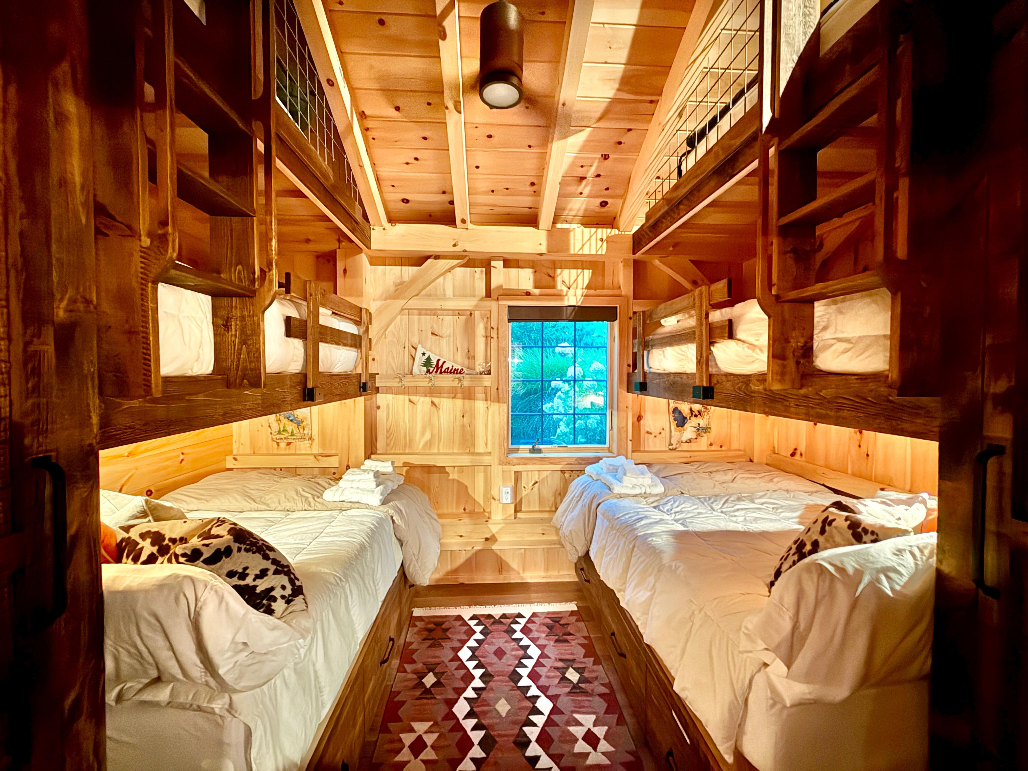 Lower floor bunk room