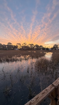 Sunrise over the marsh.