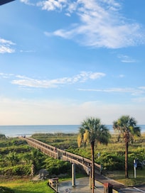 Amazing unobstructed view of the ocean from the porch!