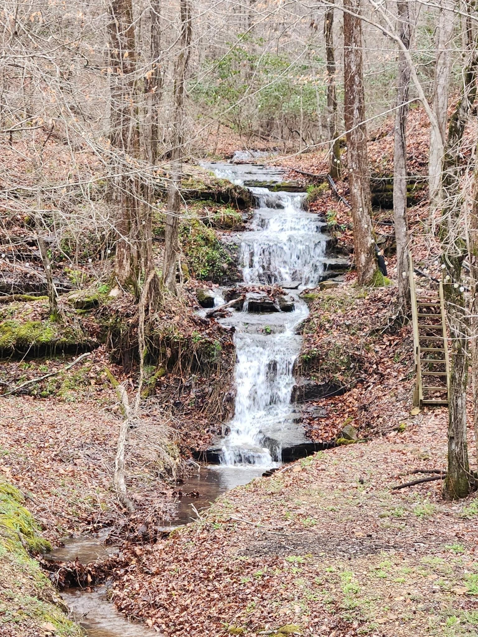 This was the waterfall after a rain the night before - so beautiful!