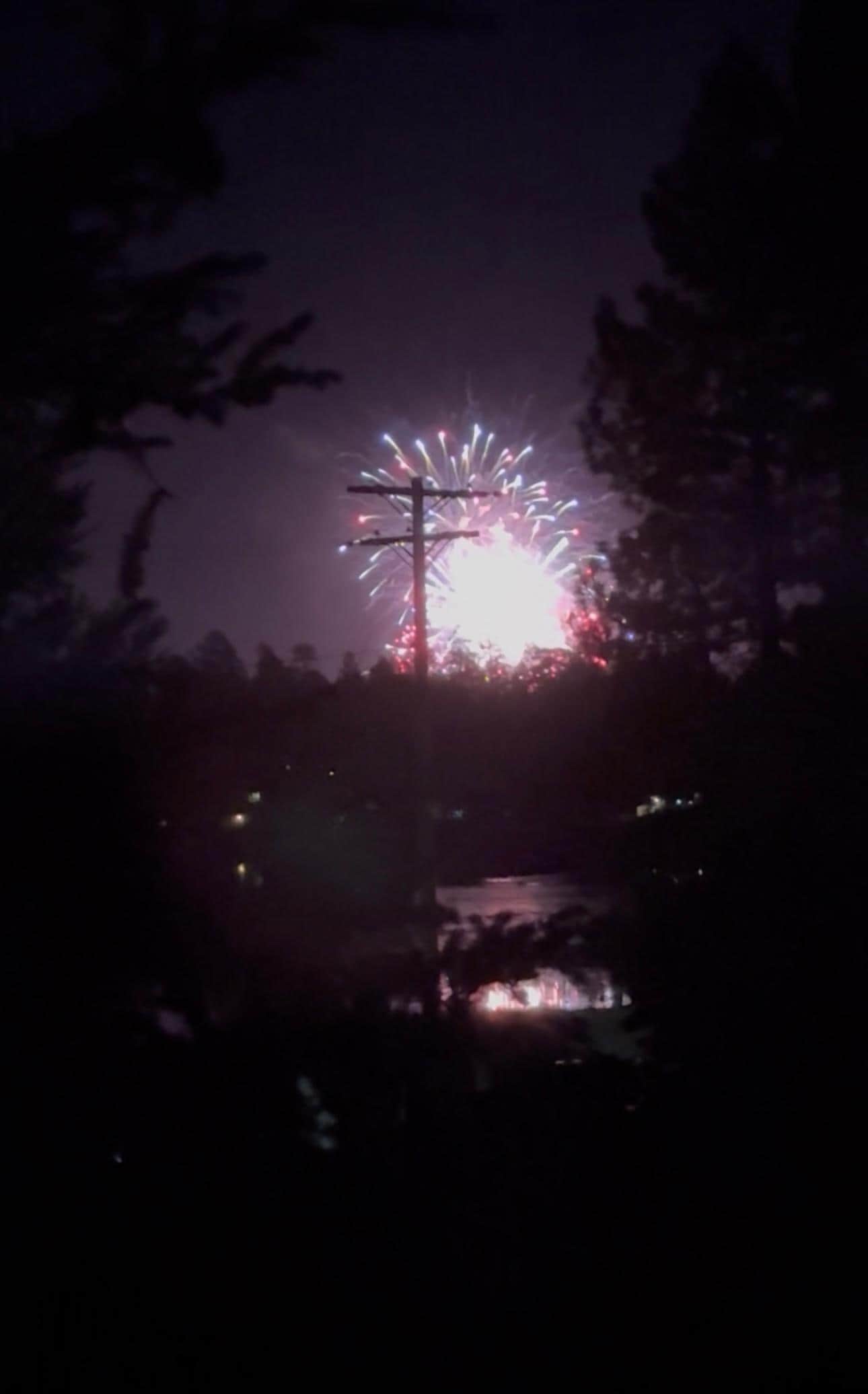 Fireworks, patriotic music and hot cocoa….best combo ever. 
