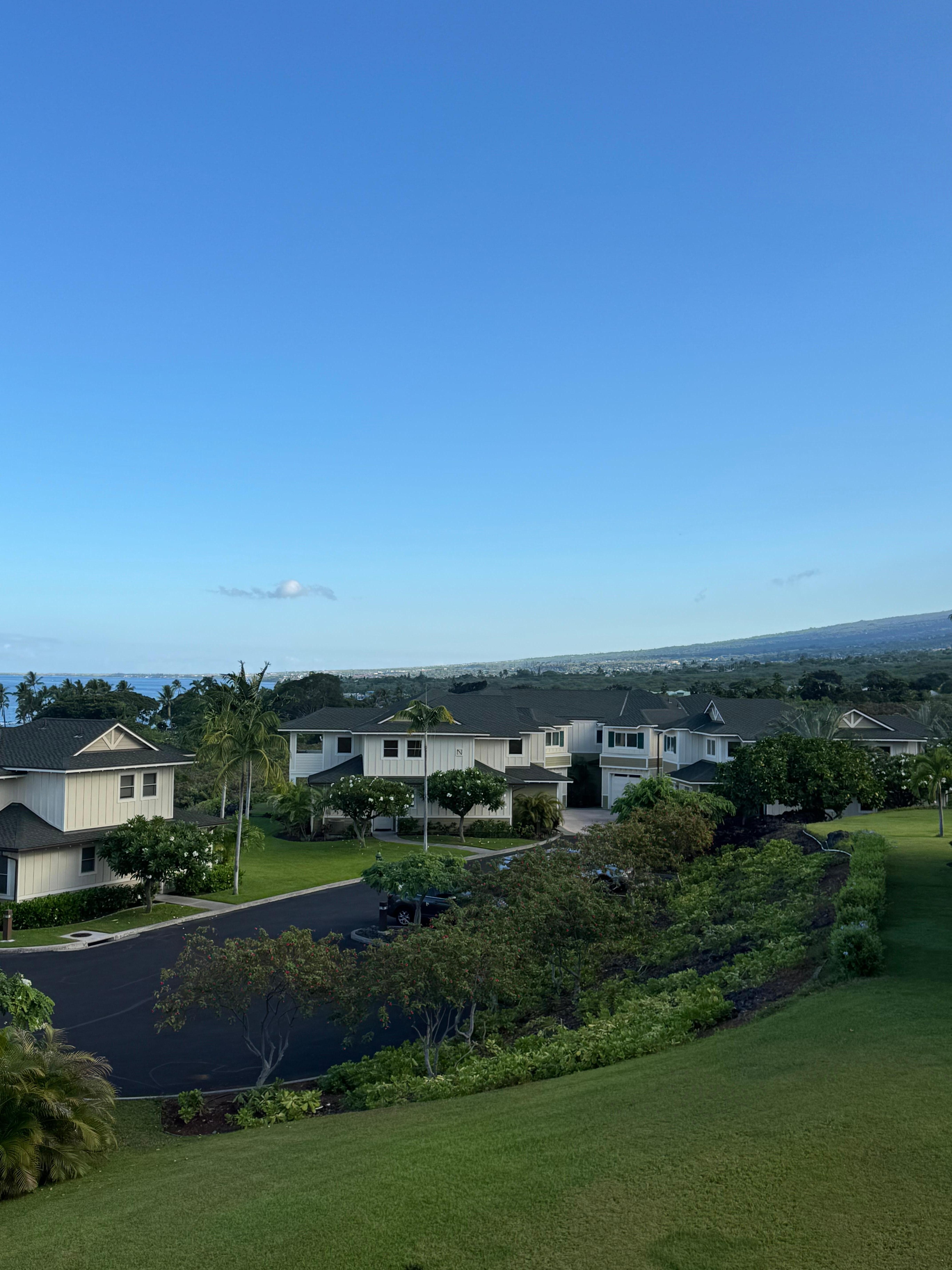 View from the master bedroom lanai. 