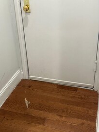 Entry door sticks must force in/out