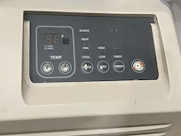 The panel of air conditioner: the AC was off, and the only lady (who claimed not to be the maanger) refused to help on Dec. 3rd.