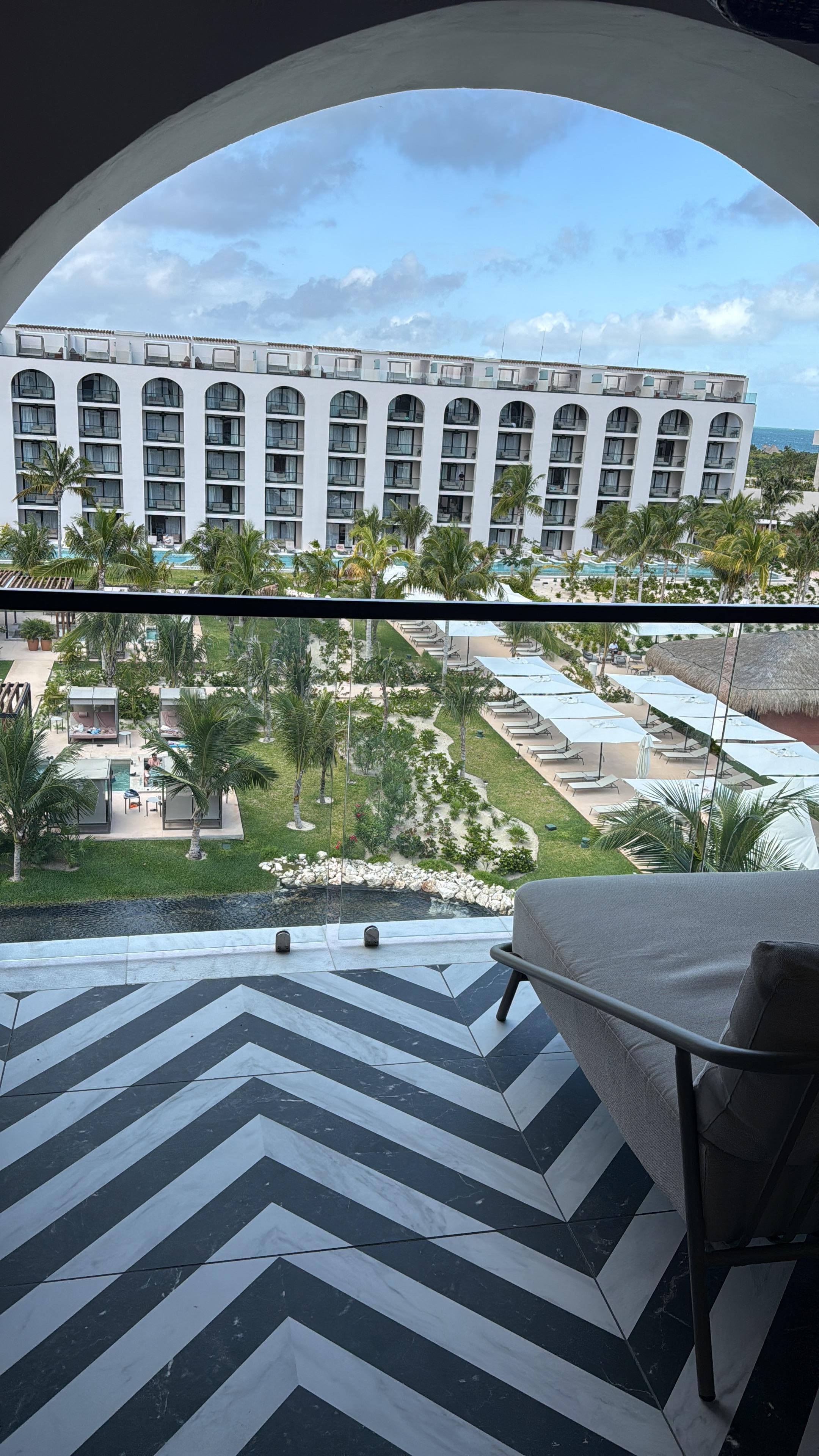 One of two patio/balconies for this type of room