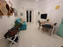 Living area with a very comfortable sofa.