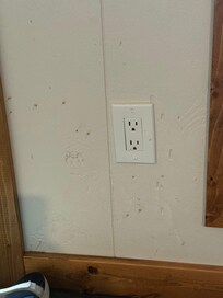 Surfaces full of something spilled