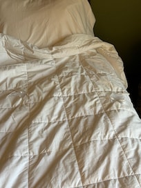Holes in comforter