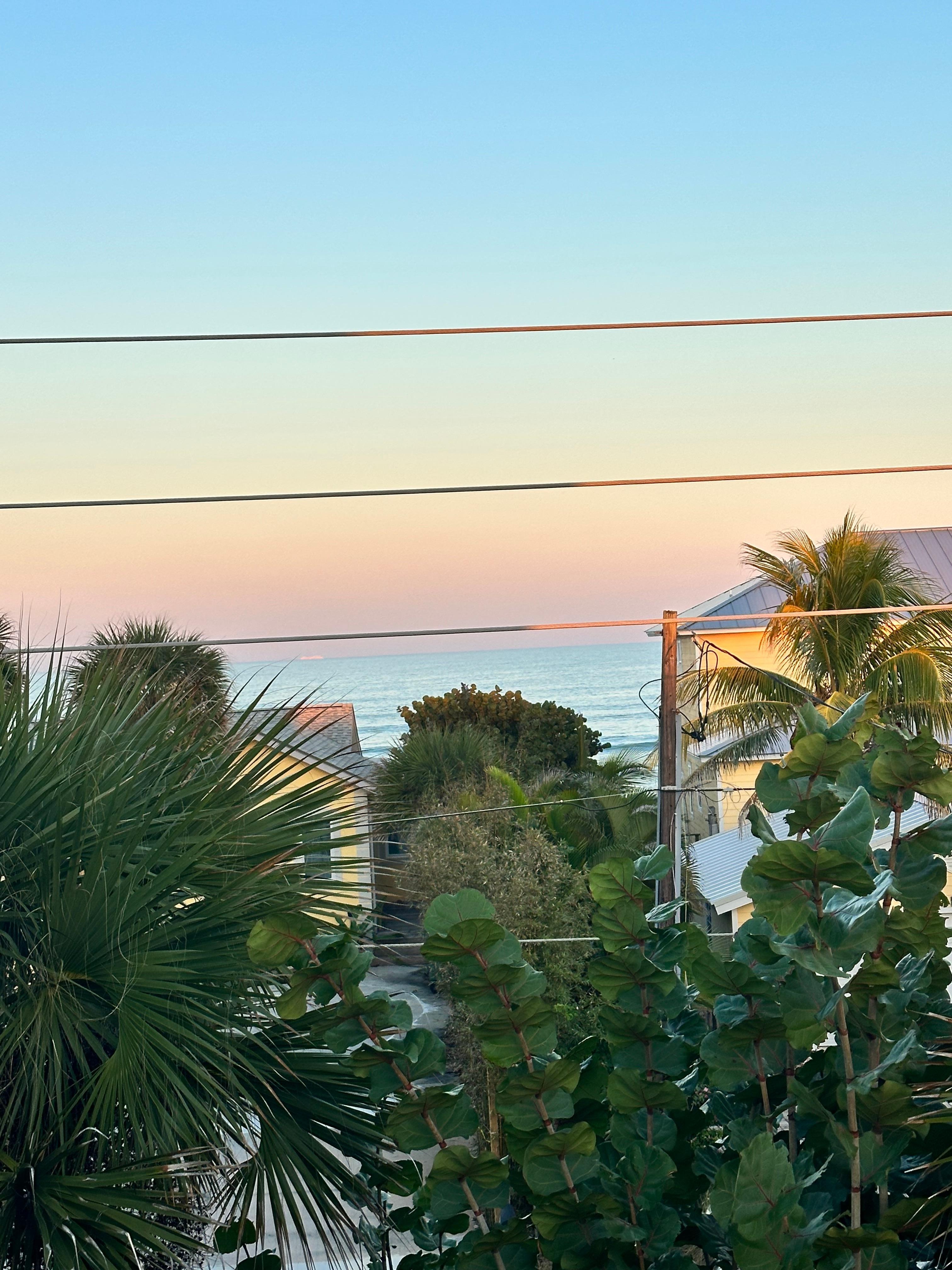 Ocean view from balcony 