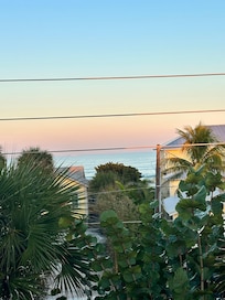 Ocean view from balcony