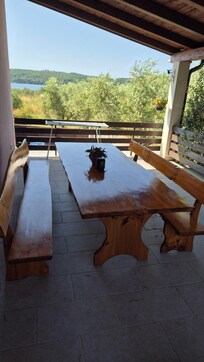 Sitzecke auf Veranda