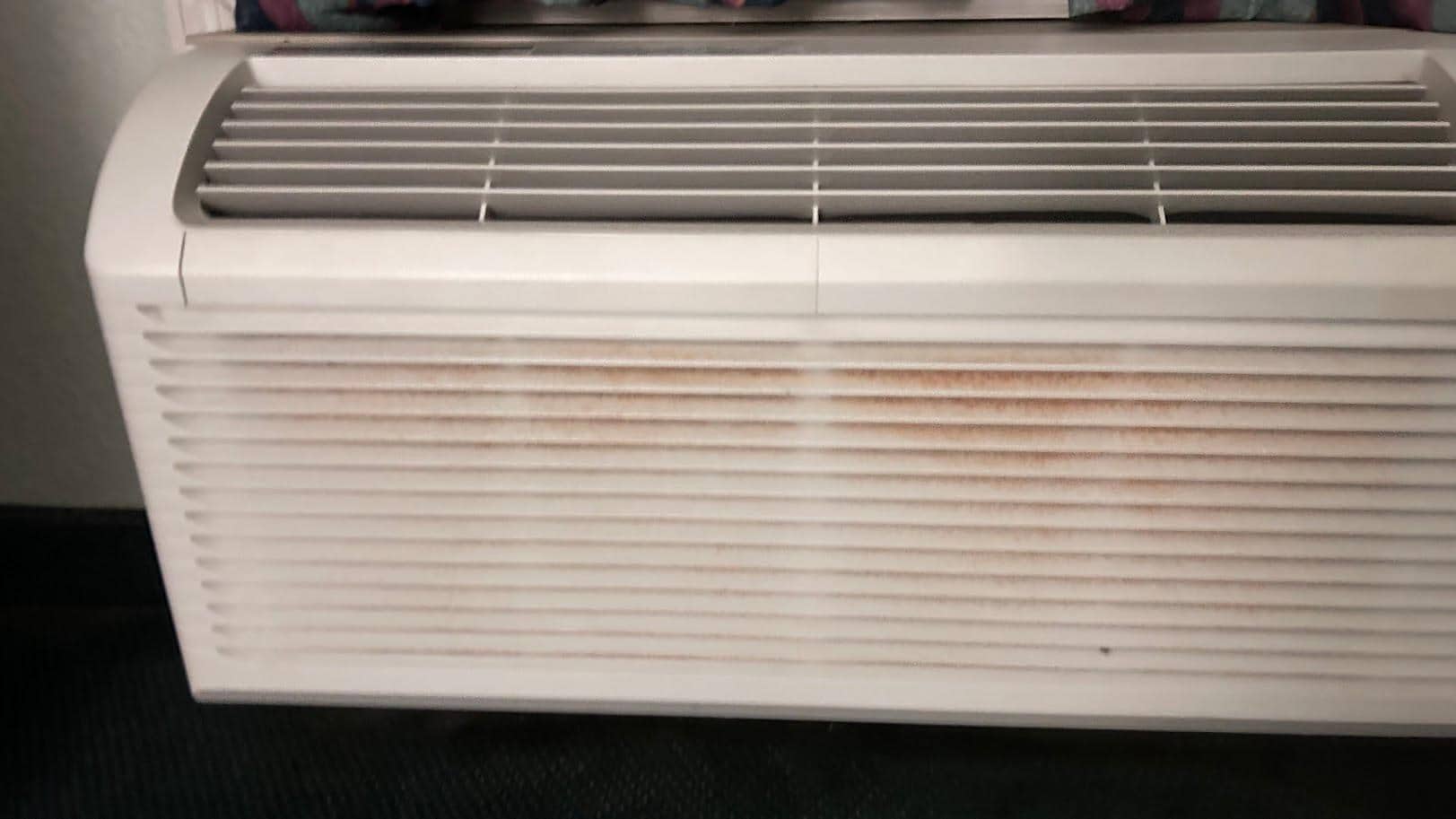 AC unit was gross and noisy