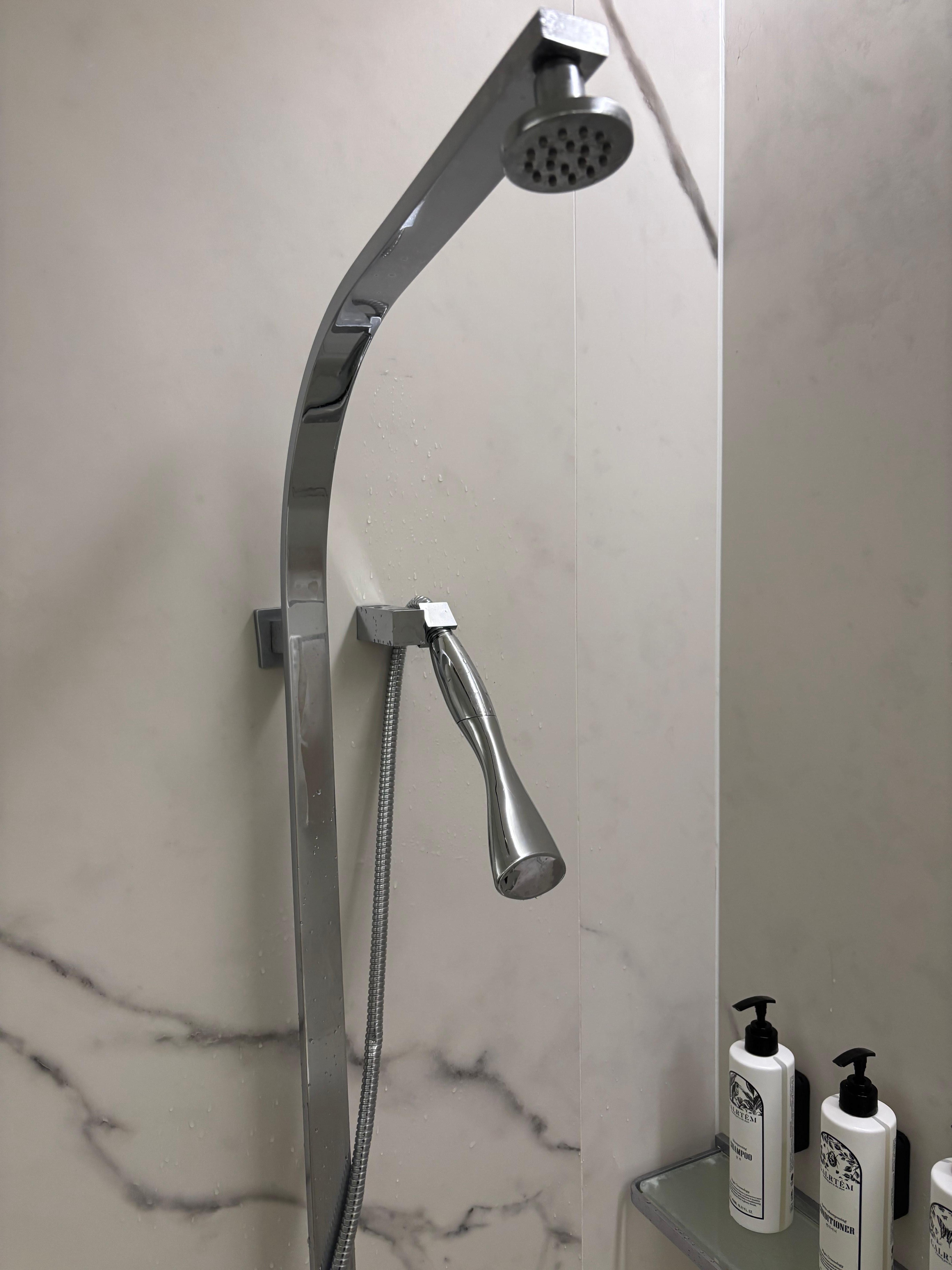 Hard task showering like this.. 