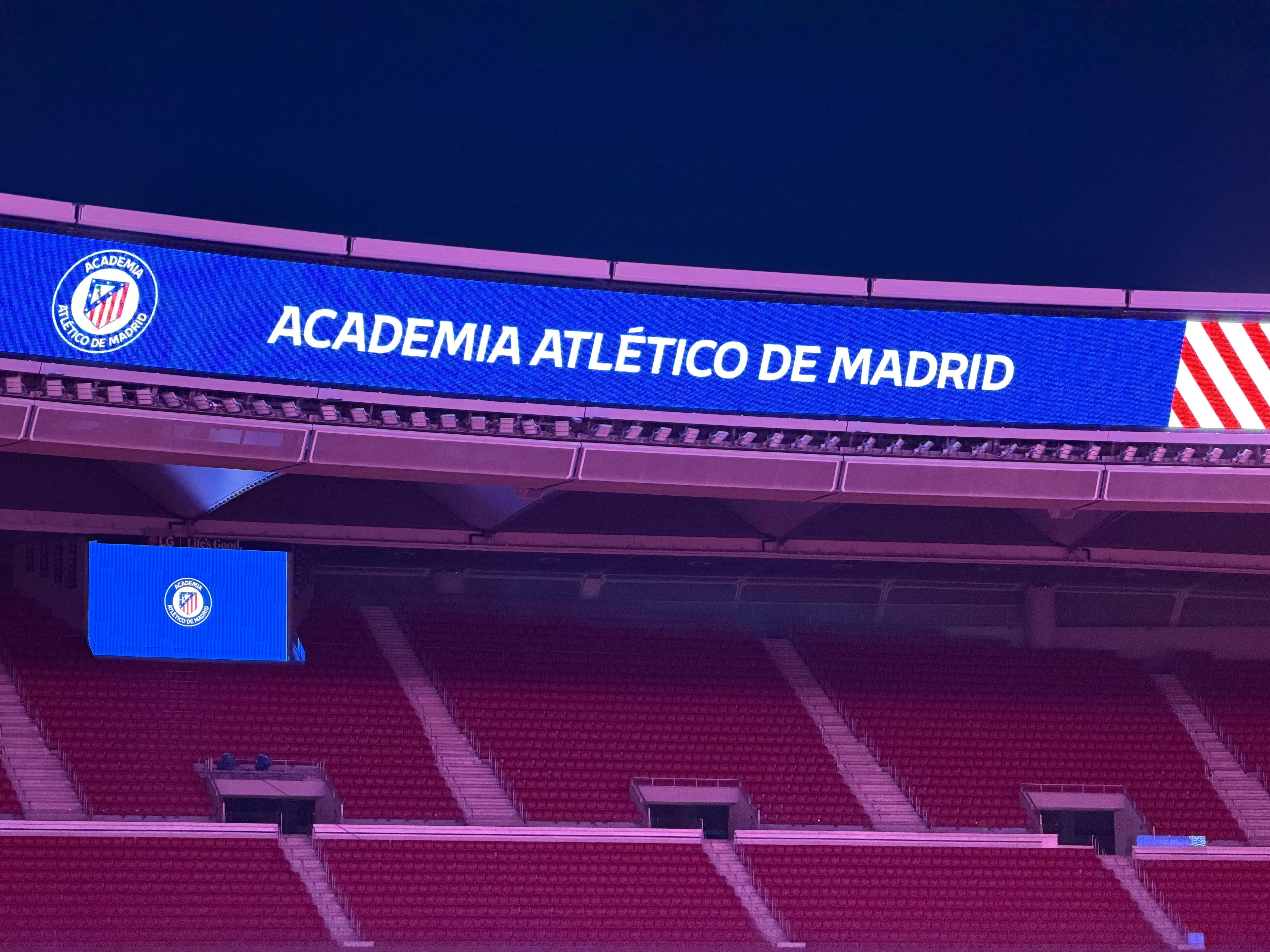 Guests of Atletico de Madrid and a visit the their home stadium