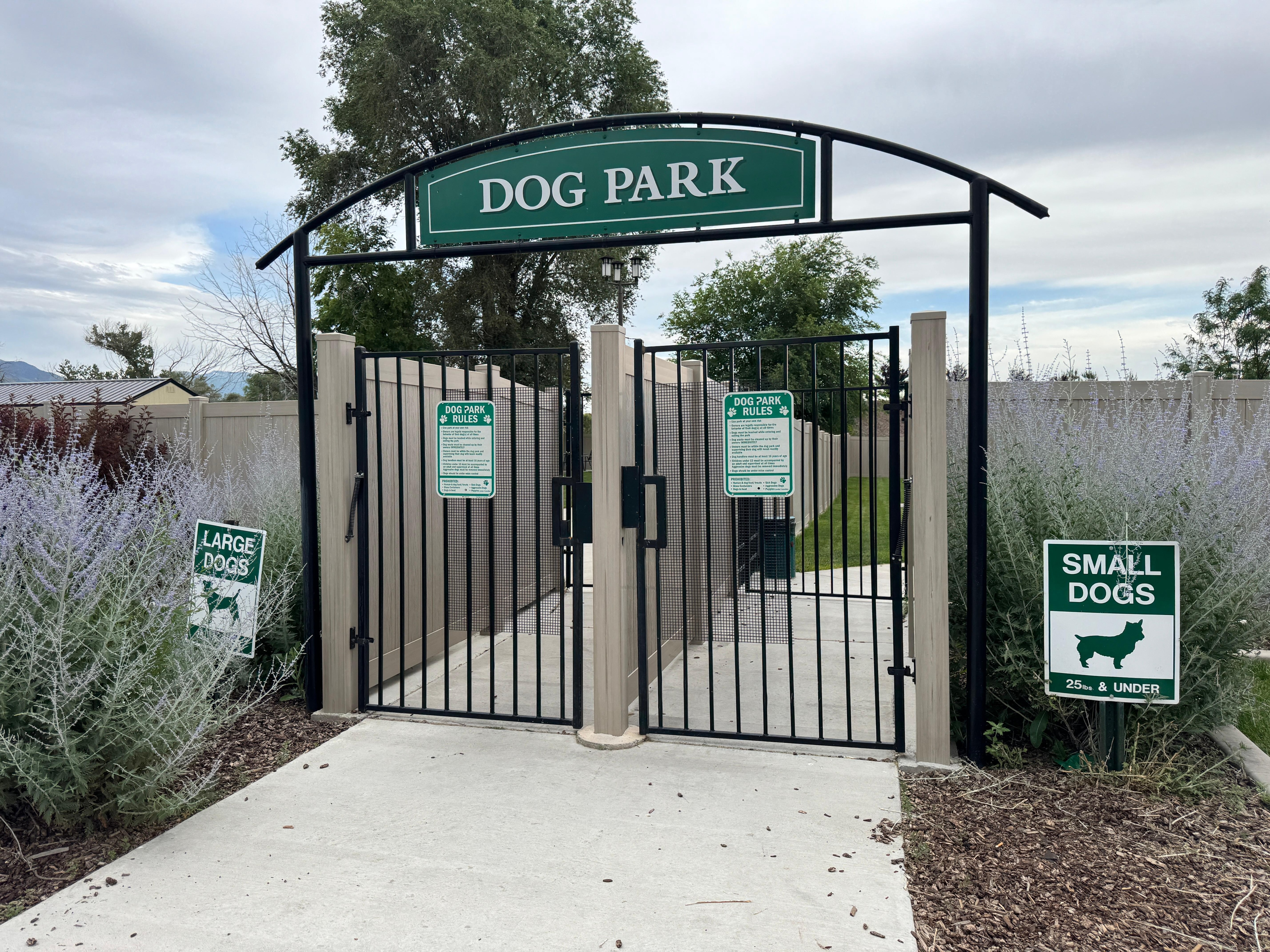Entrance of Dog Park