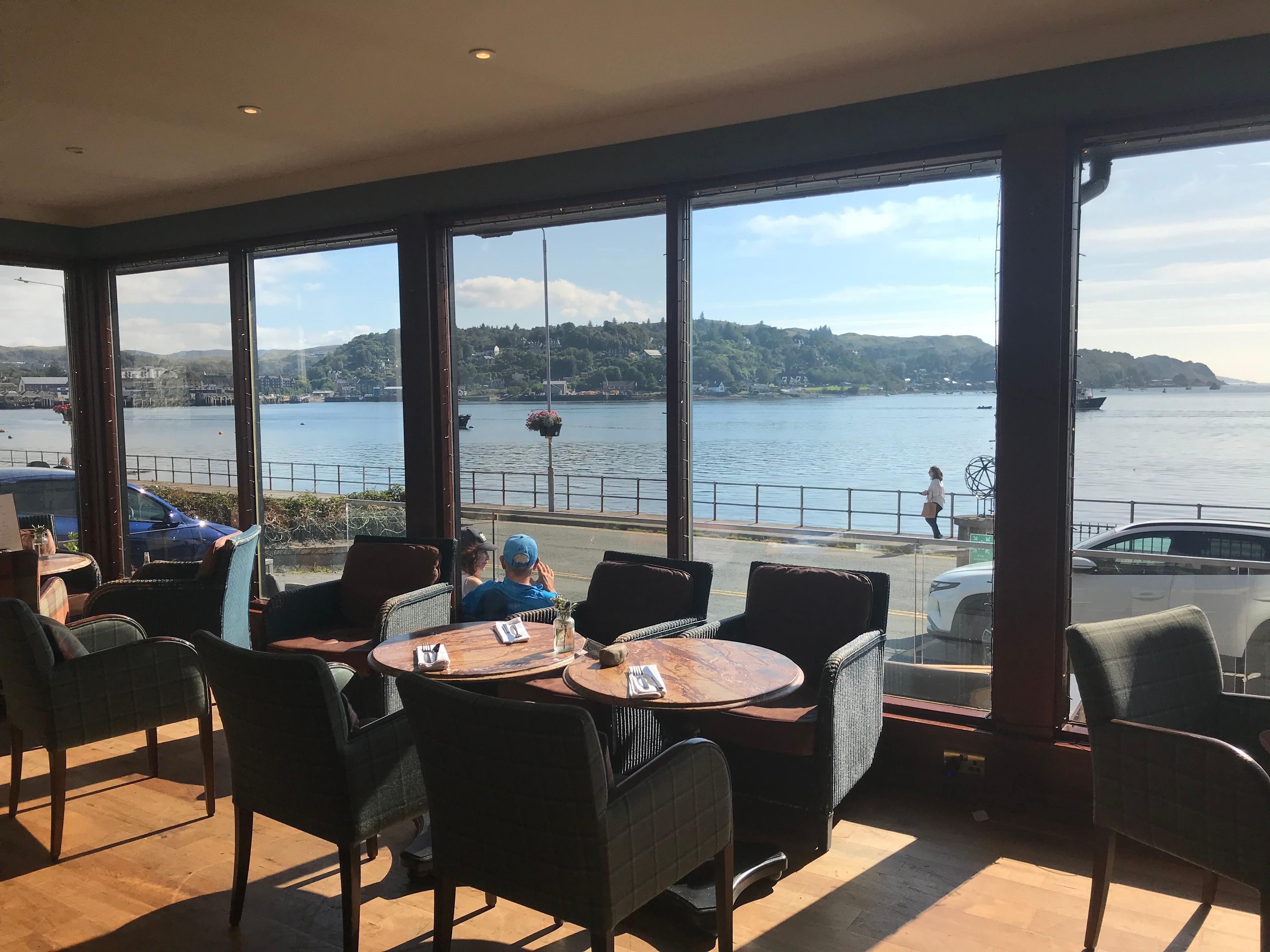 View from the front dining area.