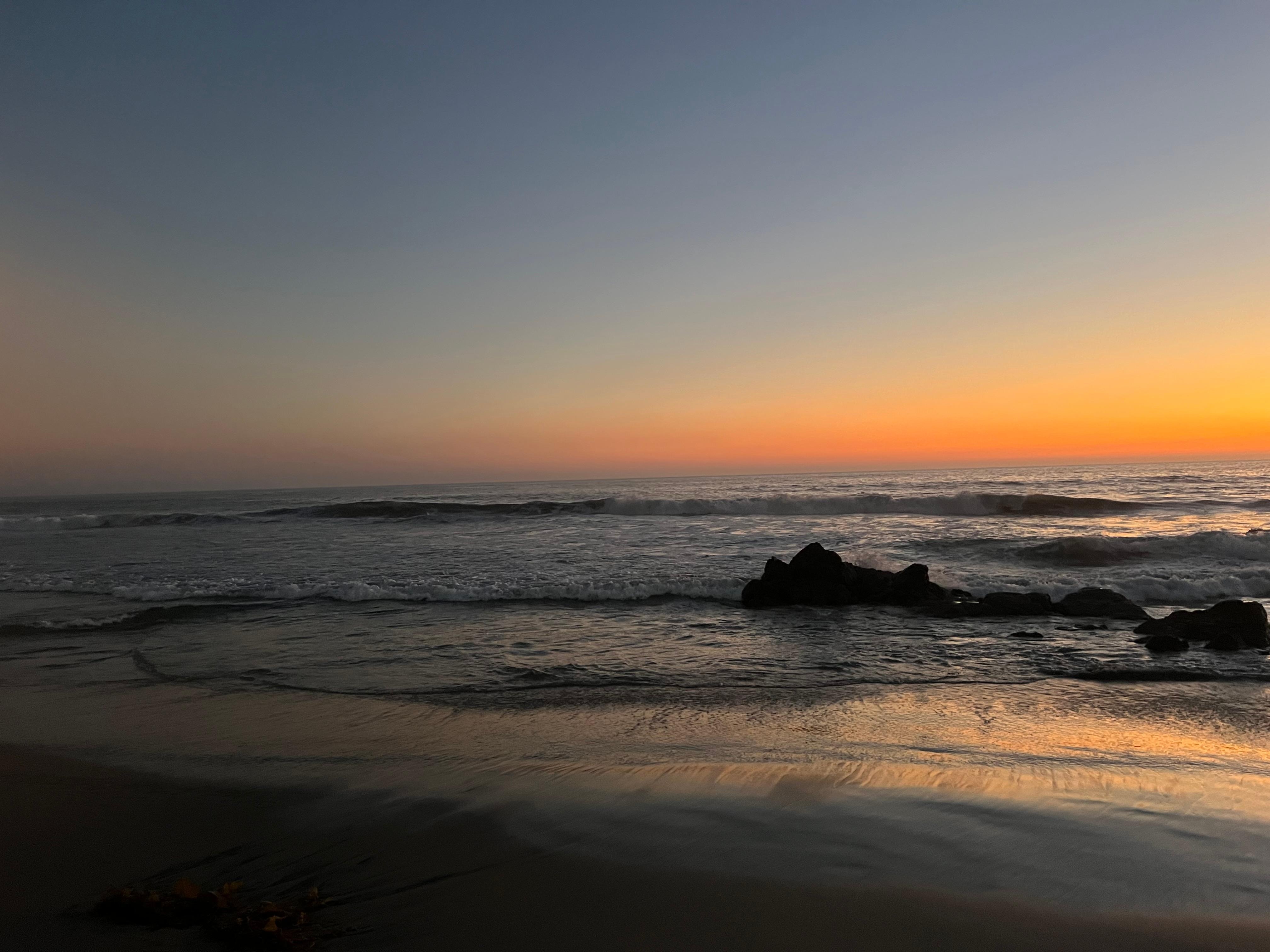 Hermosa vista en playa