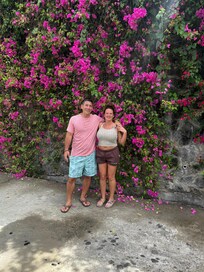 Driveway beside paradise view hotel.