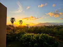 Beautiful sunset off the lanai