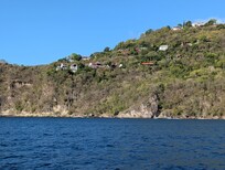 view of house (top left) from wter
