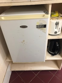 Fridge rusty and dirty