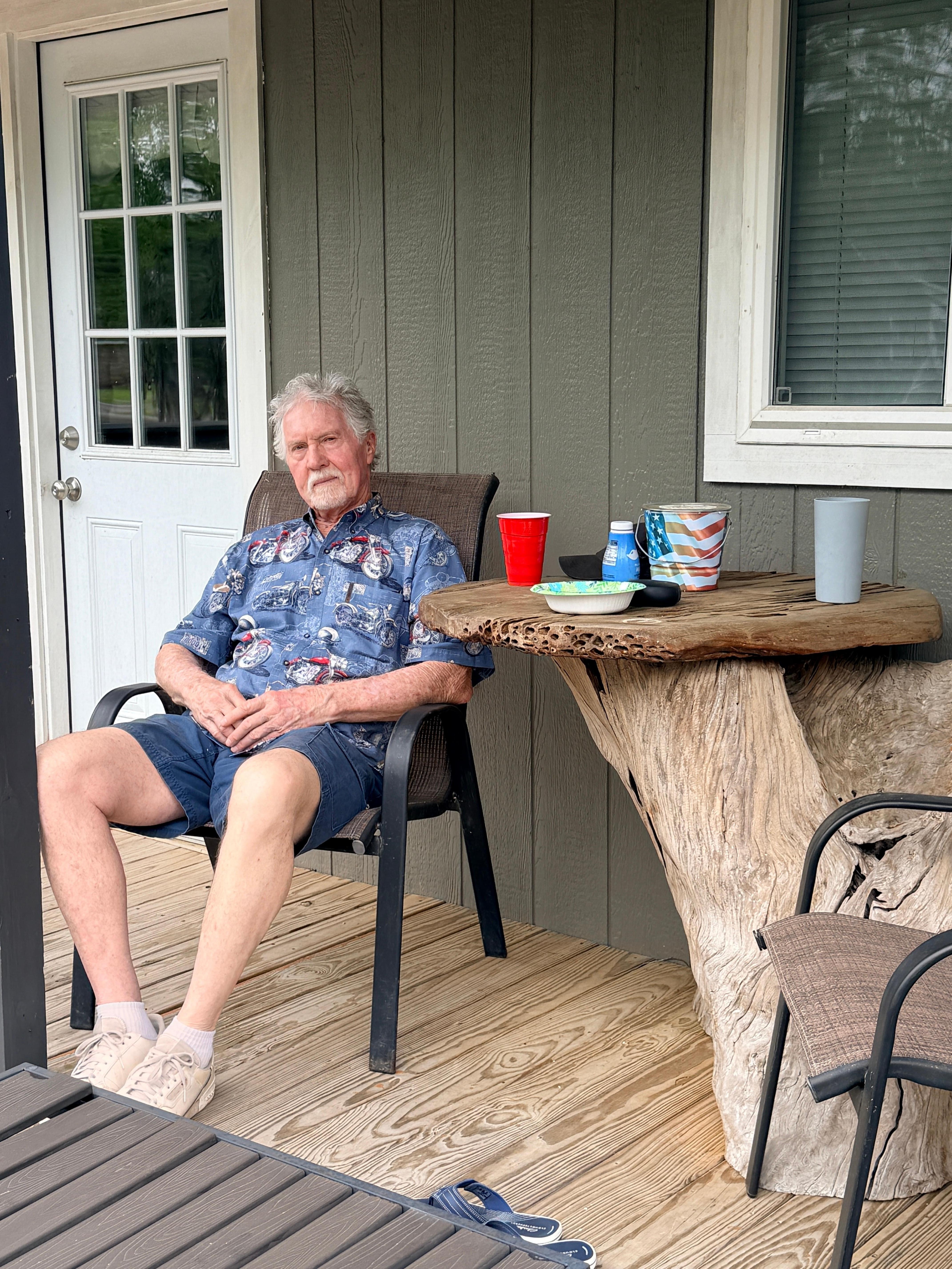 Spent a lot of time on the back deck looking at the water