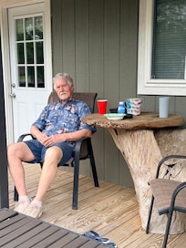 Spent a lot of time on the back deck looking at the water